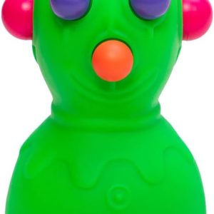 Schylling NeeDoh Panic Pete - Sensory Squeeze Toy - Popping Eyes. Ears & Nose - 4 Tall - Color May Vary (Pack of 1)