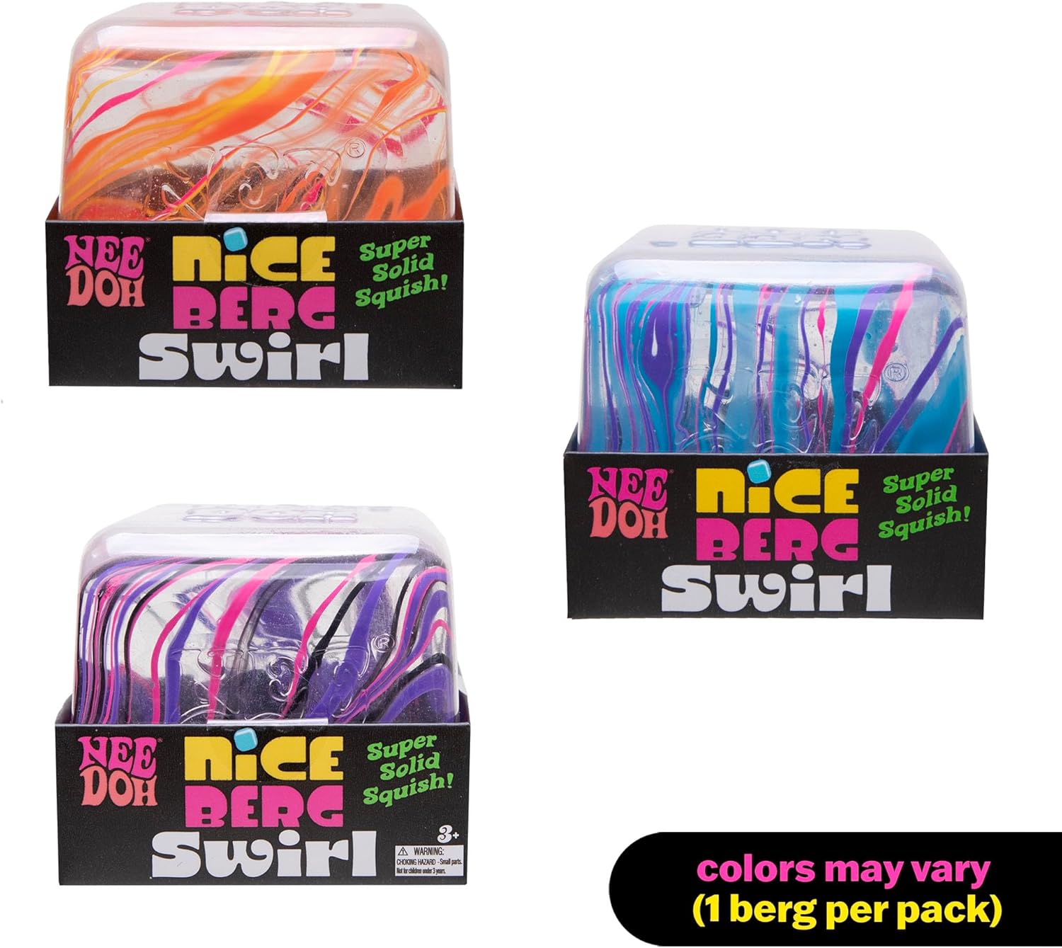 Schylling NeeDoh Swirl Nice Berg - Jumbo Squishy Squeezy Fun - Colors May Vary - Image 2